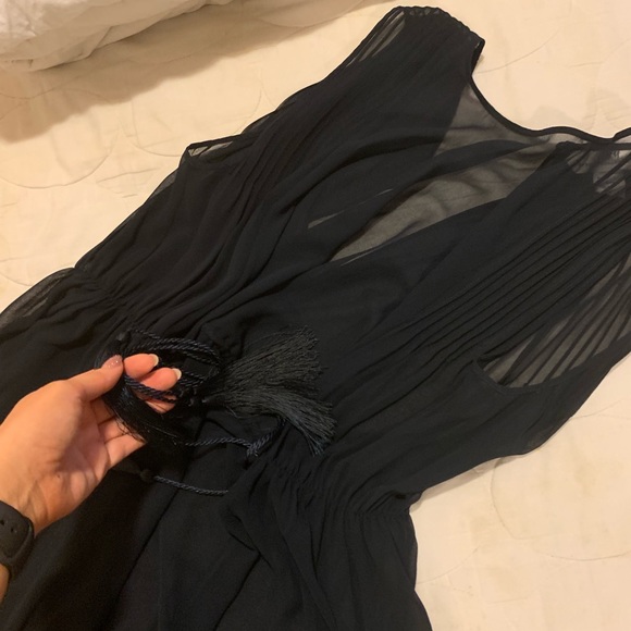 H&M Dresses & Skirts - Sheer Navy maxi dress H&M Dresses & Skirts - Sheer Navy maxi dress